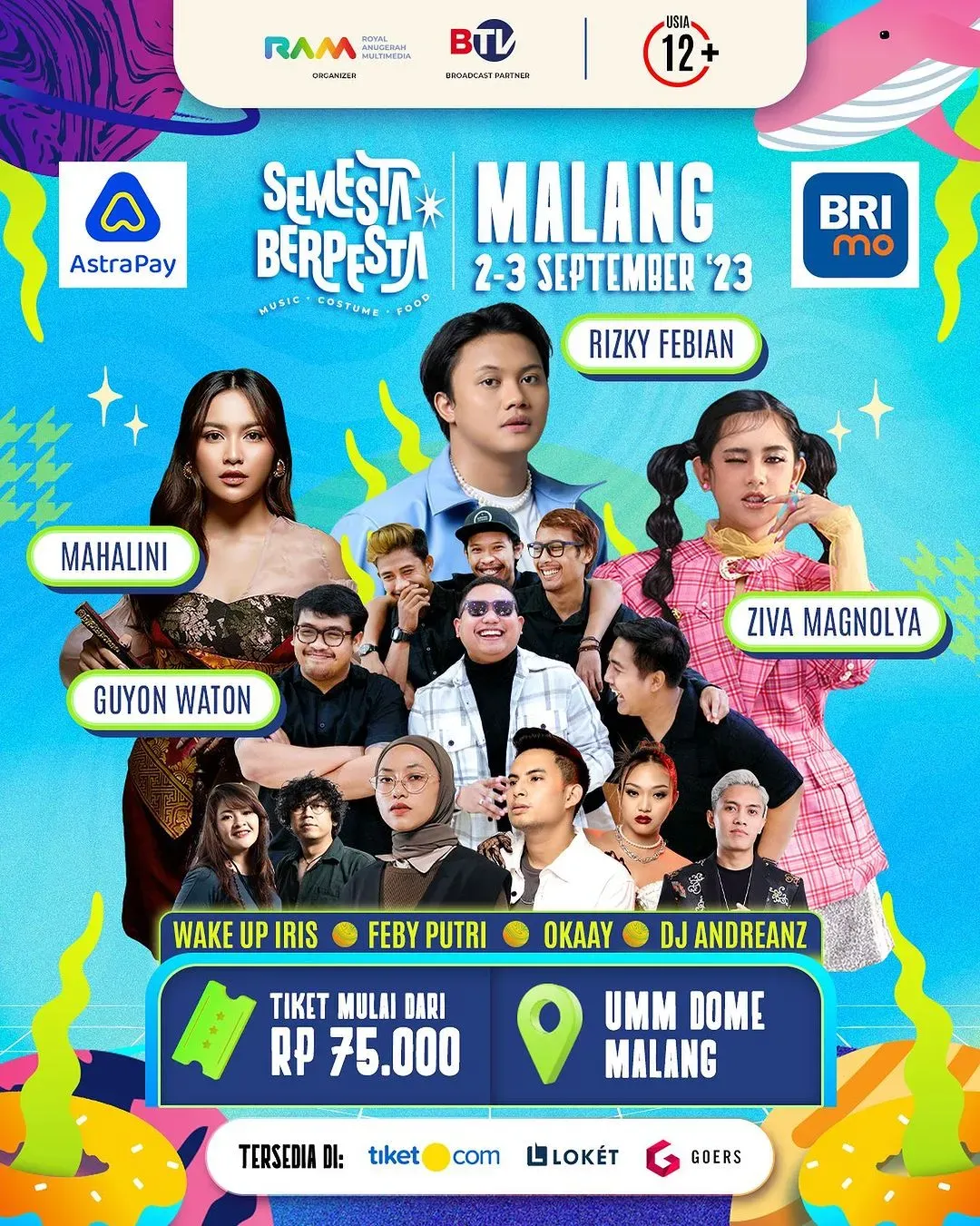 Warga Malang Siap Bernyanyi Bareng Guyon Waton, Mahalini hingga Rizky Febian? Catat Tanggal Link Tiket Konser Semesta Berpesta Berikut