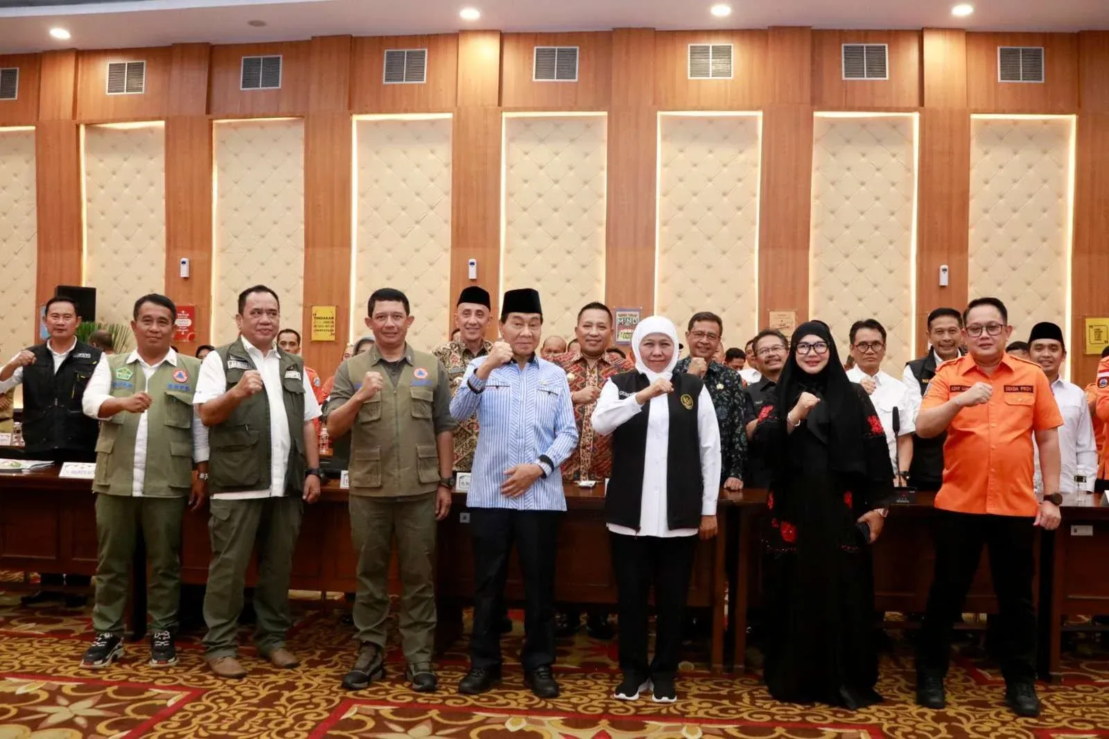 Pj. Wali Kota Malang dan Para Pemimpin Wilayah Jatim Bahas Penanganan Bencana