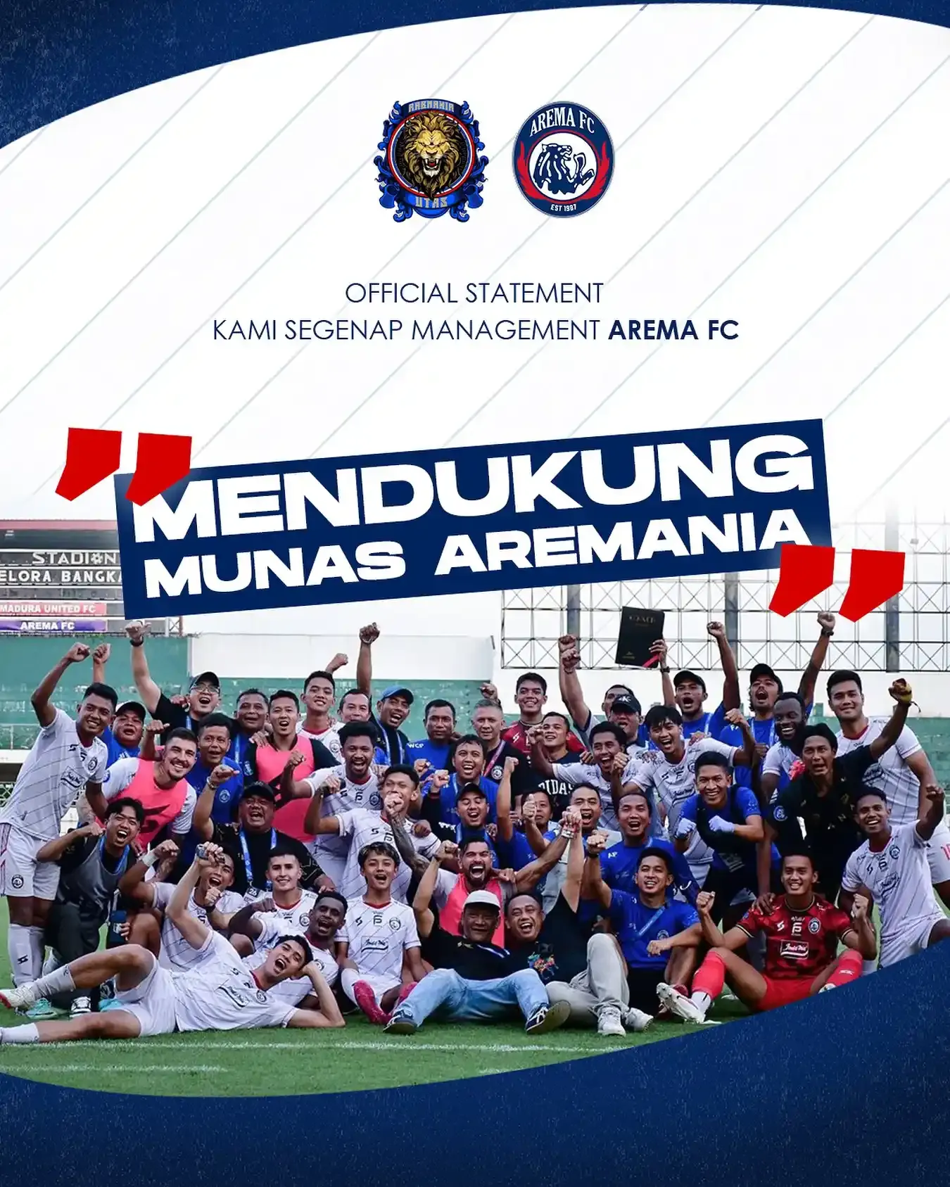 Munas Aremania Utas, Ribuan Aremania Hadir di Dome Muhammadiyah Malang