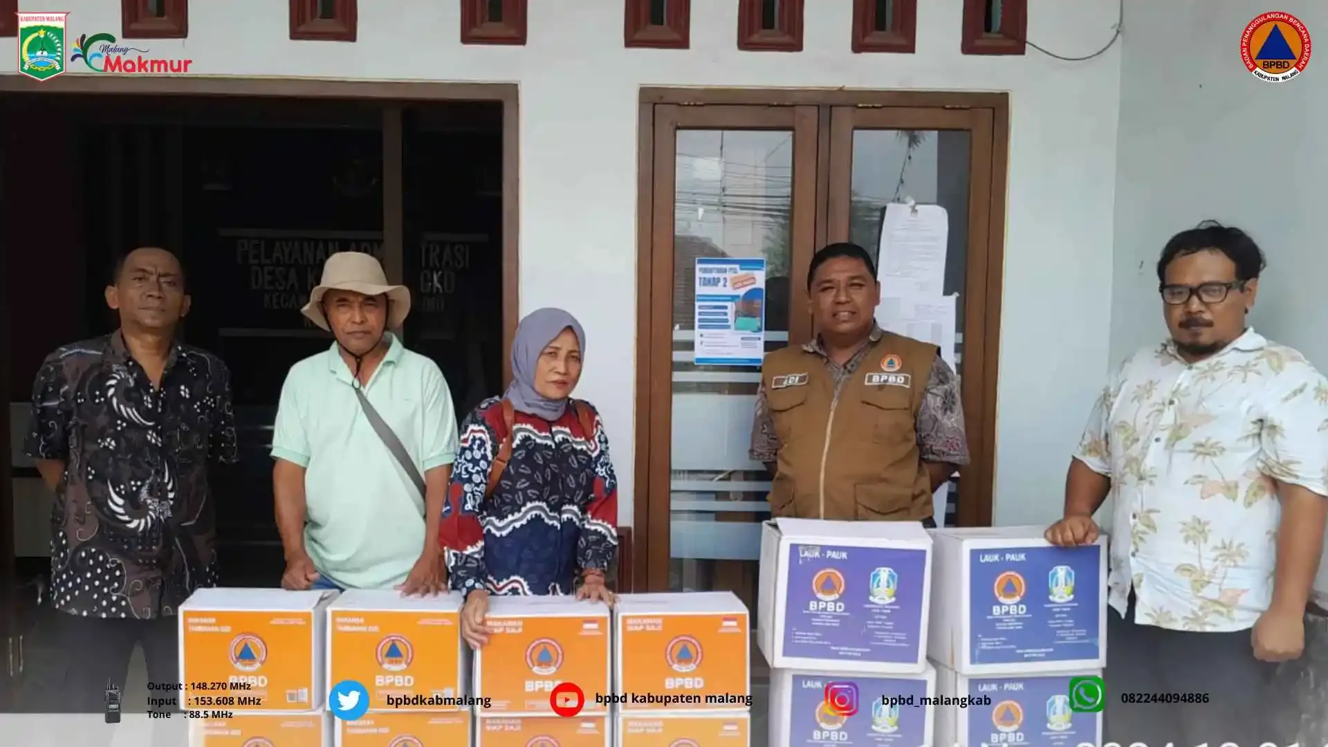 Satgas BPBD Kabupaten Malang Sigap Salurkan Bantuan Korban Bencana Angin Kencang di Poncokusumo