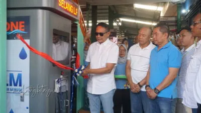 Wali Kota Wahyu Resmikan SPAM Mizuone di Pasar Klojen, Isi Ulang Air Galon Cuma Rp5 Ribu dan Buka 24 Jam
