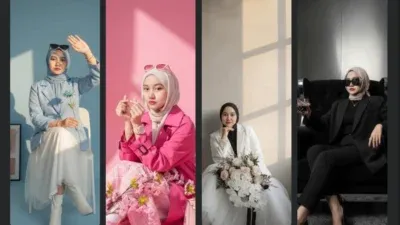 Daftar Prompt Gemini AI untuk Edit Foto Studio Keren Hijab Style Viral di TikTok